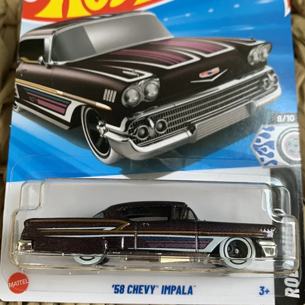 1958 Chevy Impala Hot Wheels 58 1950s Car Hotwheels 50s Chevrolet New 2025